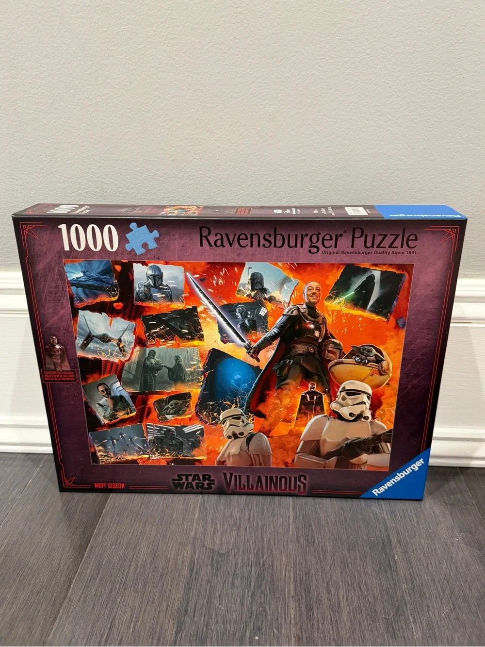 NWT Star Wars Fan Ravensburger Puzzle - Orange, Black, Blue 1,000 Pieces Disney